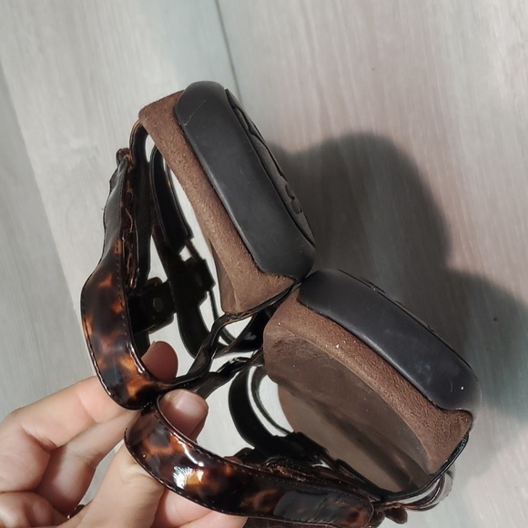 Vionic Women Amber Tortoise  Hook&loop Sandals shoes sz 8 - Picture 7 of 13